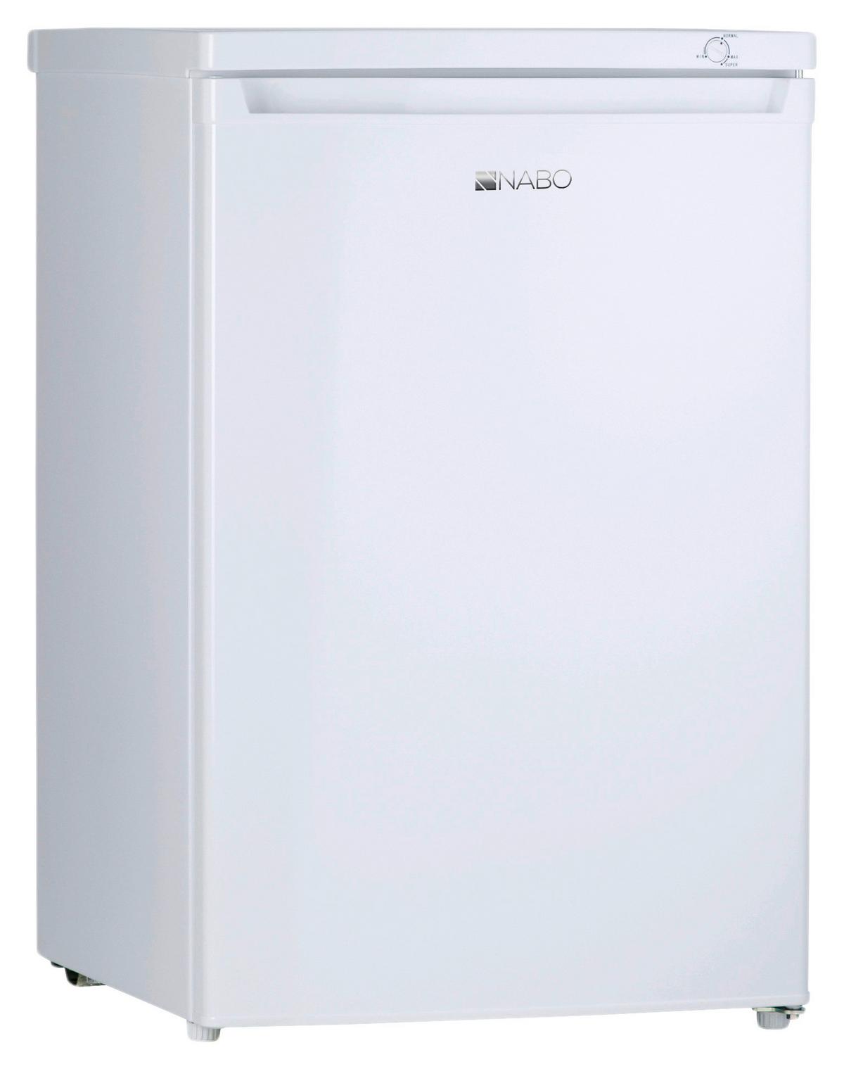 Gefrierschrank Nabo 91 Liter ca. 55x85x58 cm Weiß - Weiß, Basics, Glas/Kunststoff (55/85/58cm) - Nabo