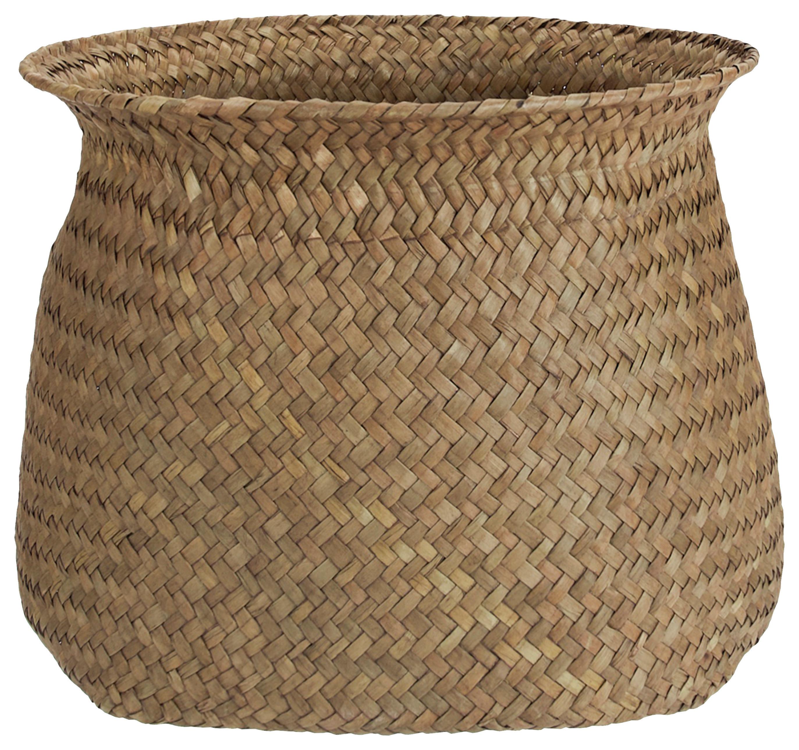 Kosár Jason - L - natúr, Modern, természetes anyagok/fém (27/18,5cm) - Modern Living