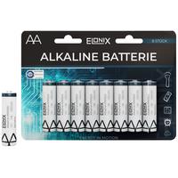 Batterie Alkaline LR6 AA 8er Packung - Blau/Schwarz, Basics (1,4/4,8cm)