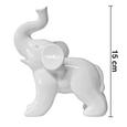 Dekoelefant Funny - Weiß, Kunststoff (20/12/15cm) - MÖMAX modern living