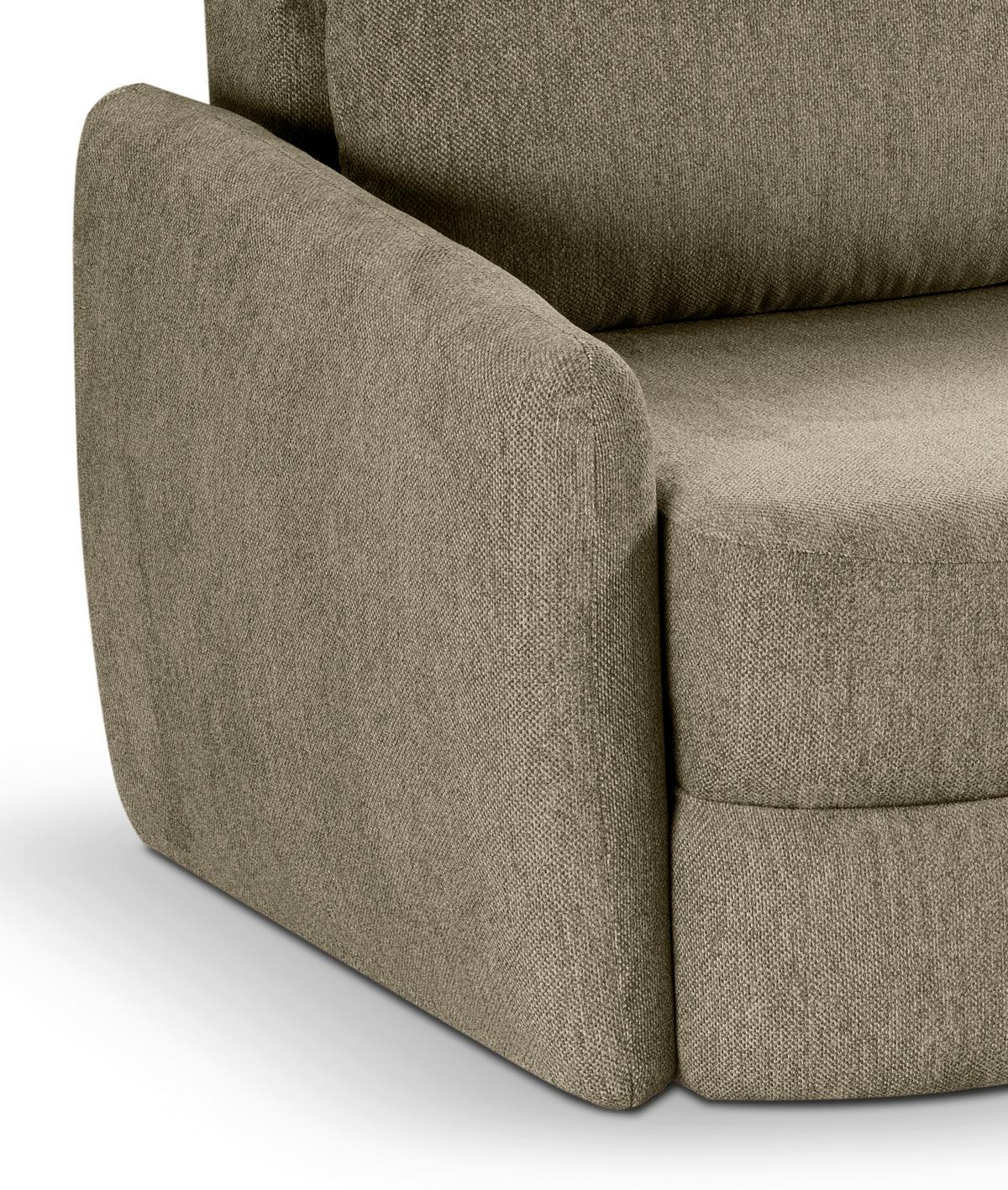 Schlafsofa Diana Grün - Schwarz/Grün, Basics, Holz/Kunststoff (231/93/108cm) - MID.YOU
