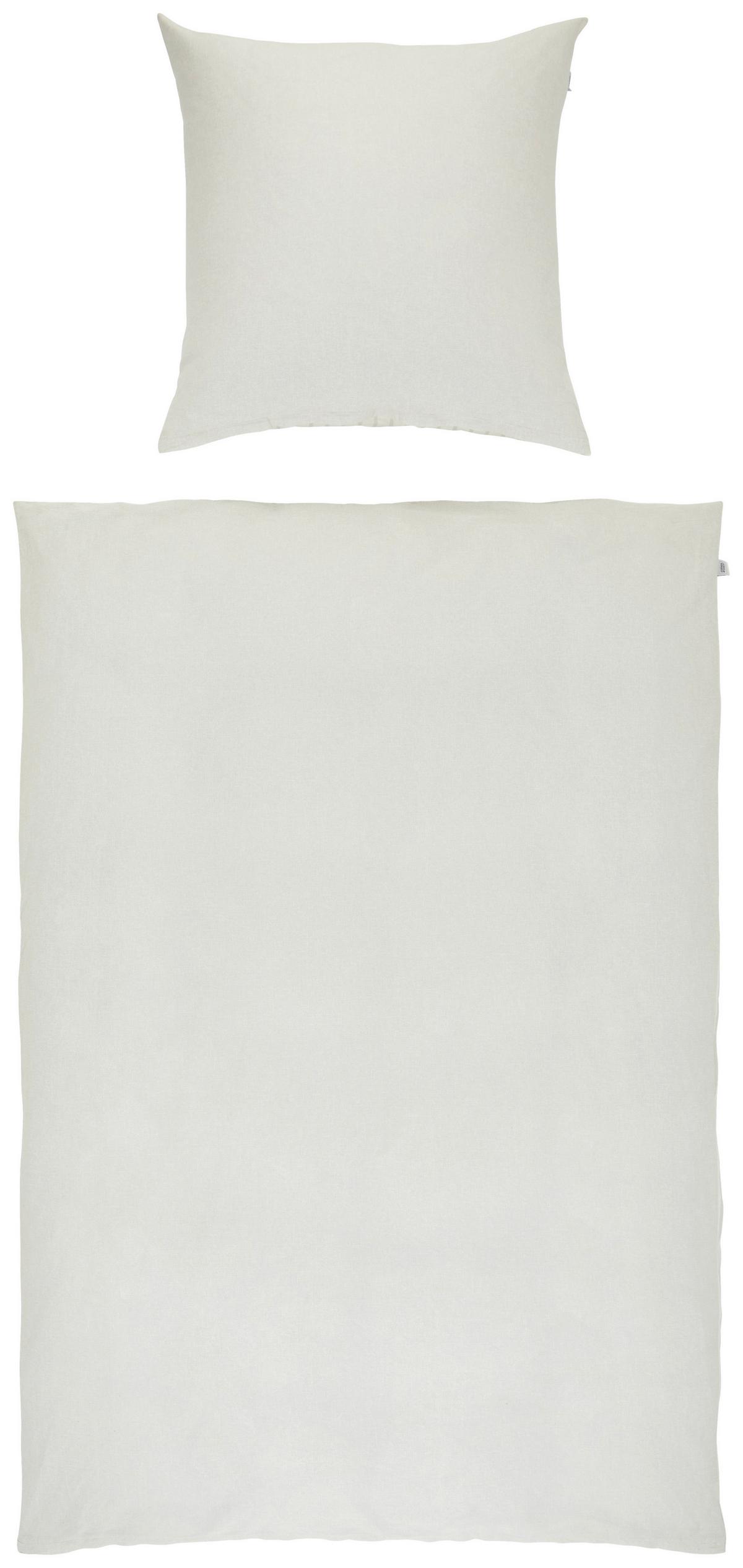 POŚCIEL DWUSTRONNA SW-HERITAGE - beżowy/jasnoszary, Basics, tkanina (135/200cm) - Schöner Wohnen