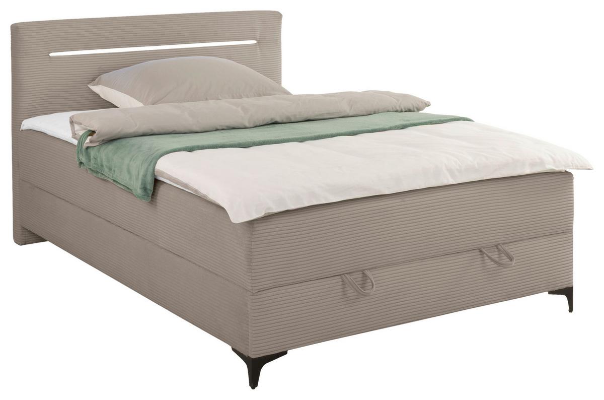 PAT TIP BOXSPRING JERRY - maro, Konventionell, textil (120/200cm) - Mömax