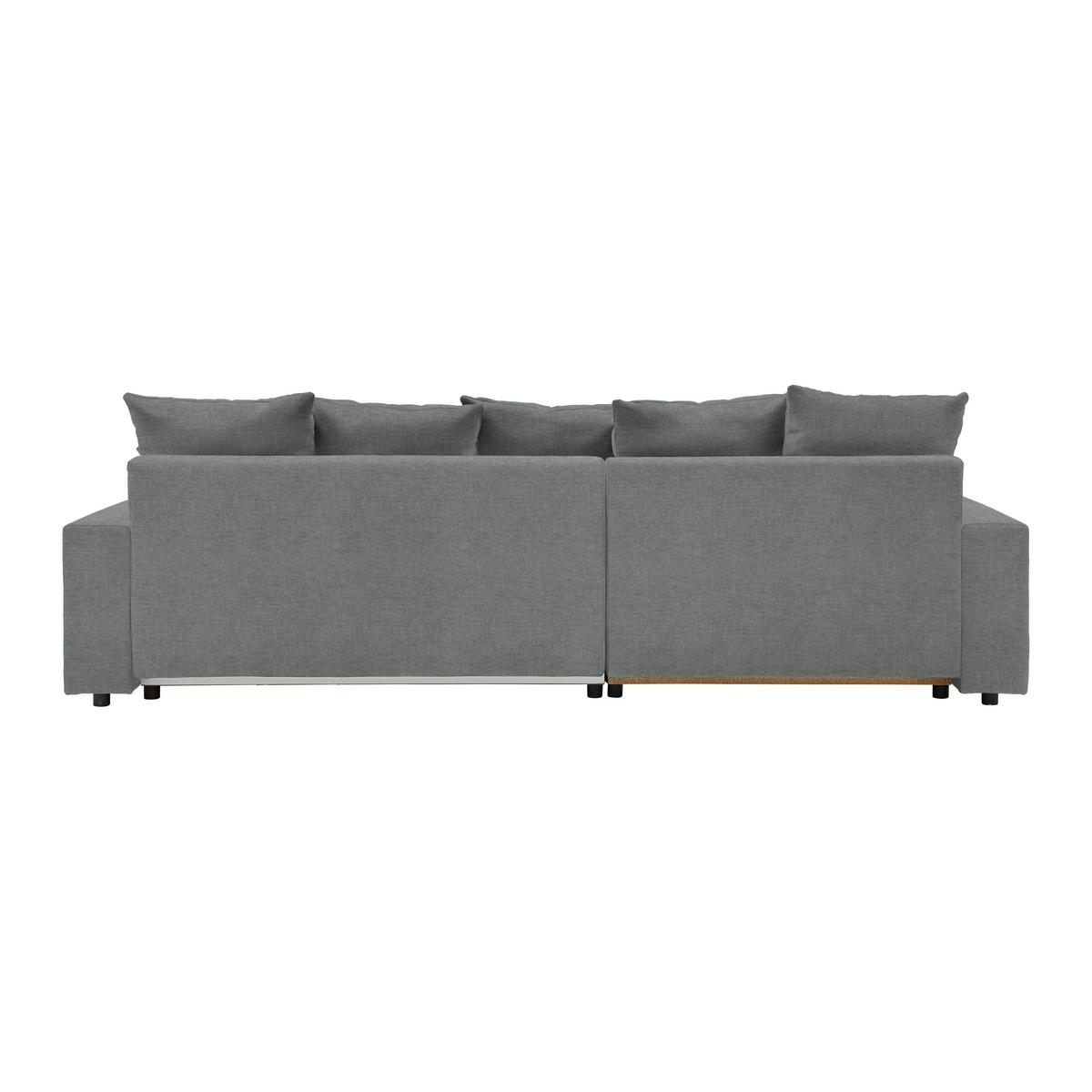 Ecksofa Alatri Graphitfarben - Graphitfarben/Schwarz, Modern, Kunststoff/Textil (289/90/176cm) - Based
