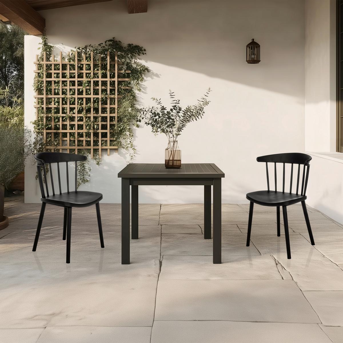 Konferenčni Stol Artifo Rib, Črna - črna, Moderno, umetna masa (53/75/45cm) - MID.YOU