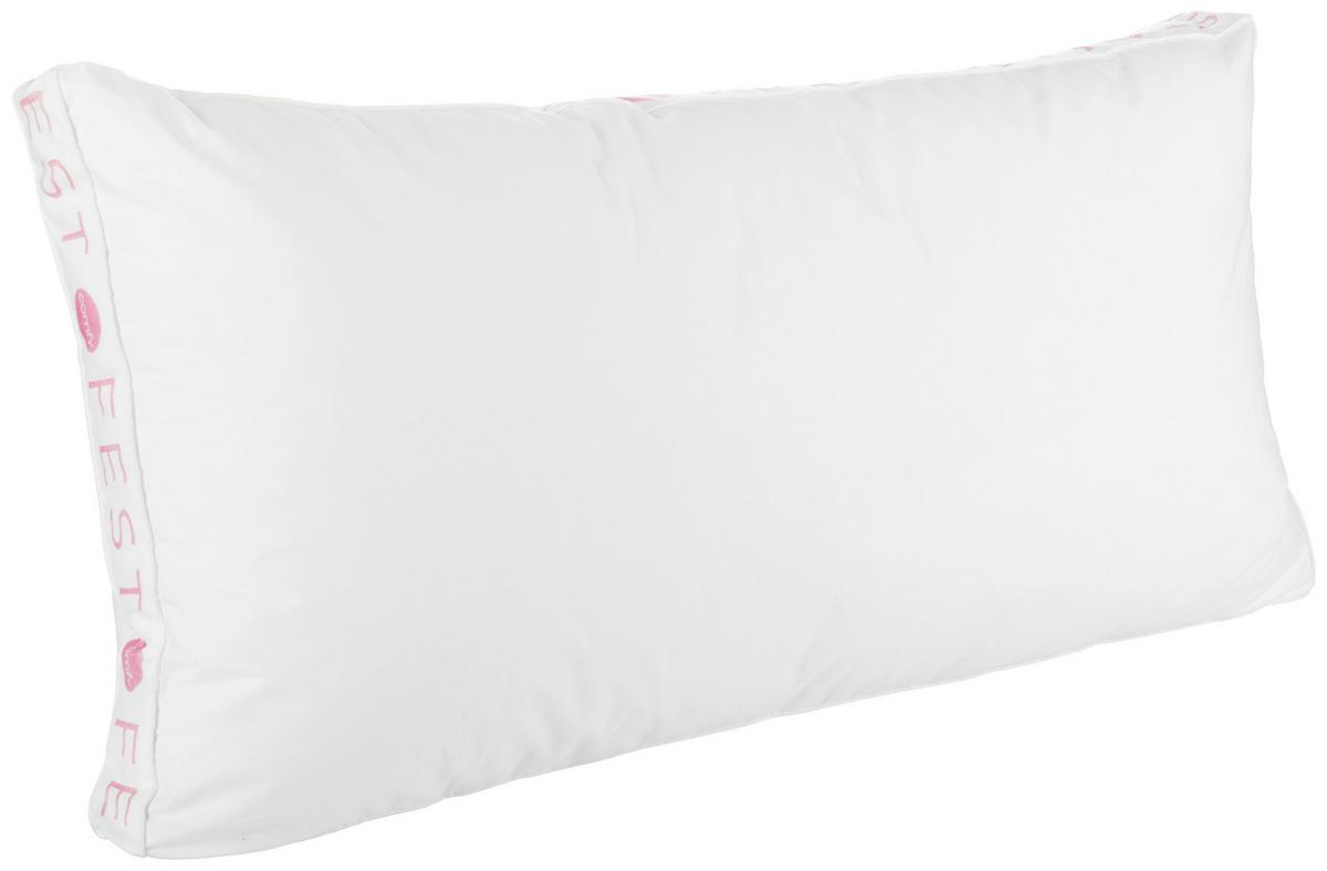 PODUSZKA POD GŁOWĘ COMFY FEST - różowy/biały, Basics, tworzywo sztuczne/tkanina (40/80cm) - Sleeptex