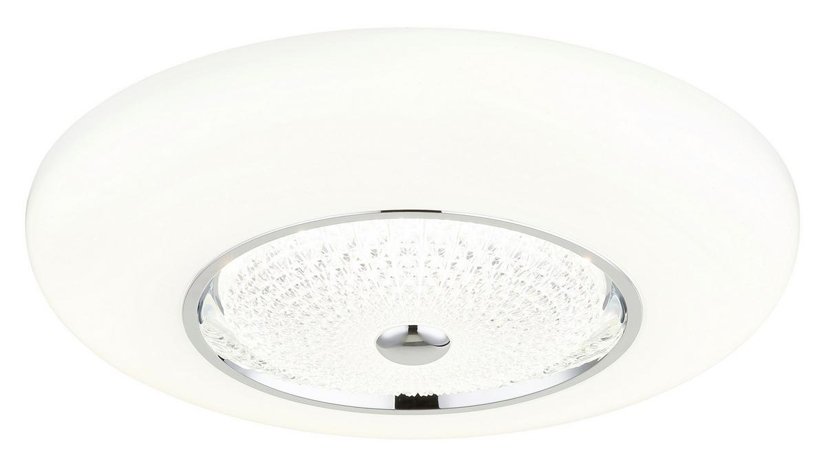 LED Mennyezeti Lámpa 48071-50 Graham - krómszínű/opál, Design, műanyag/fém (59/12cm) - Globo