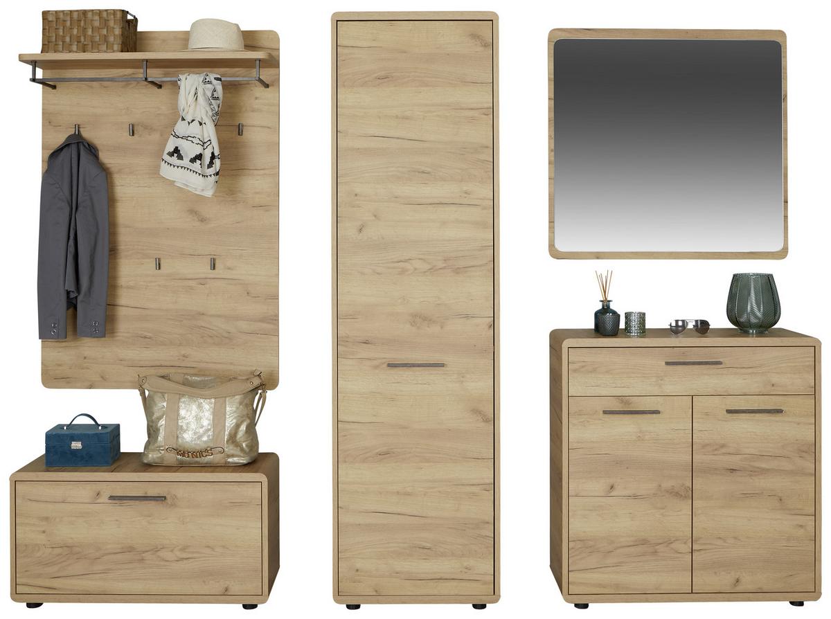 Comodă FONTANA - culoare lemn stejar, Modern, material pe bază de lemn (84/90/32cm) - Modern Living