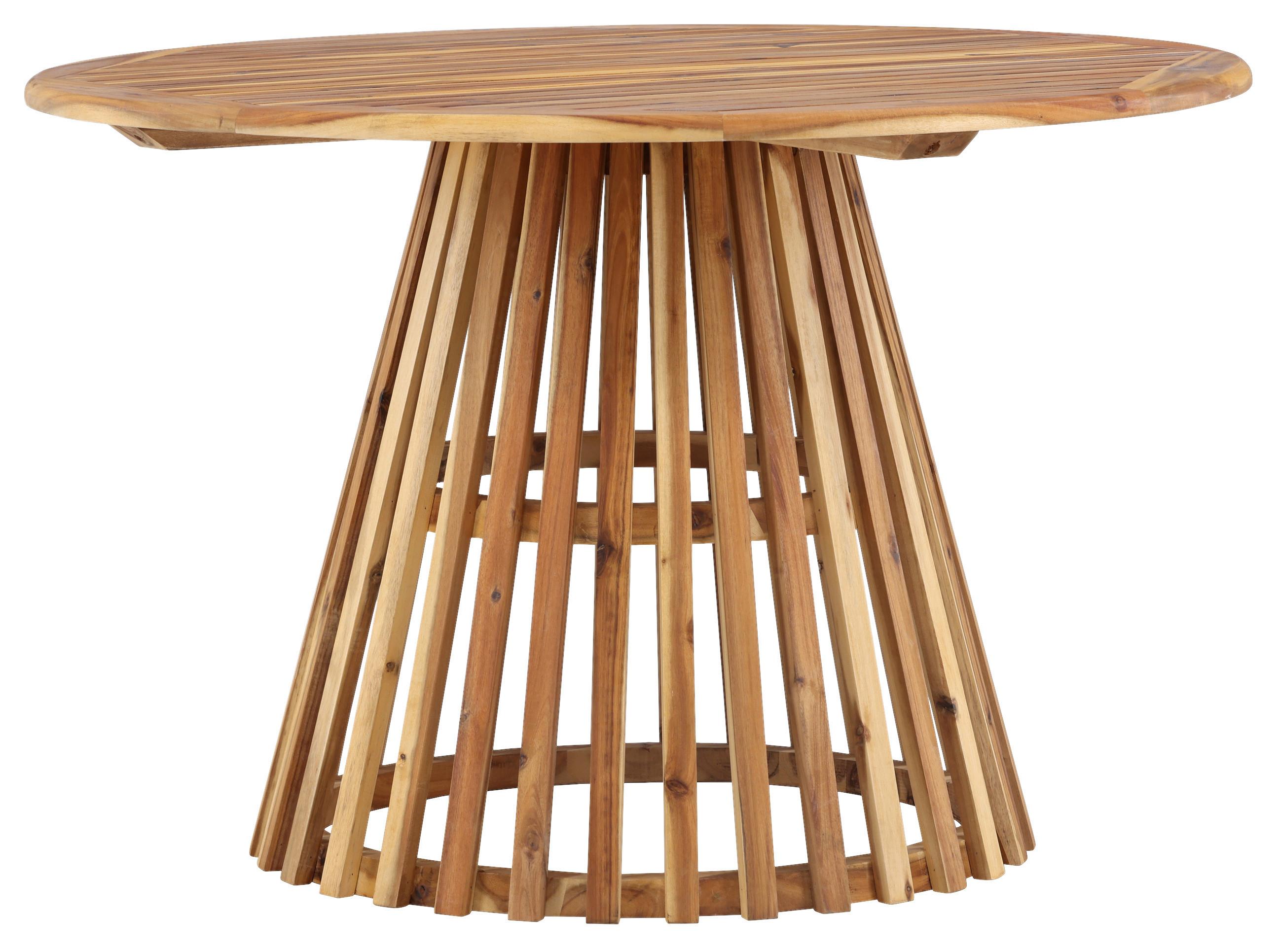 Gartentisch Lumpur ca. 120x120x75 cm Akazie - Akaziefarben, KONVENTIONELL, Holz (120/120/75cm) - Gardenson