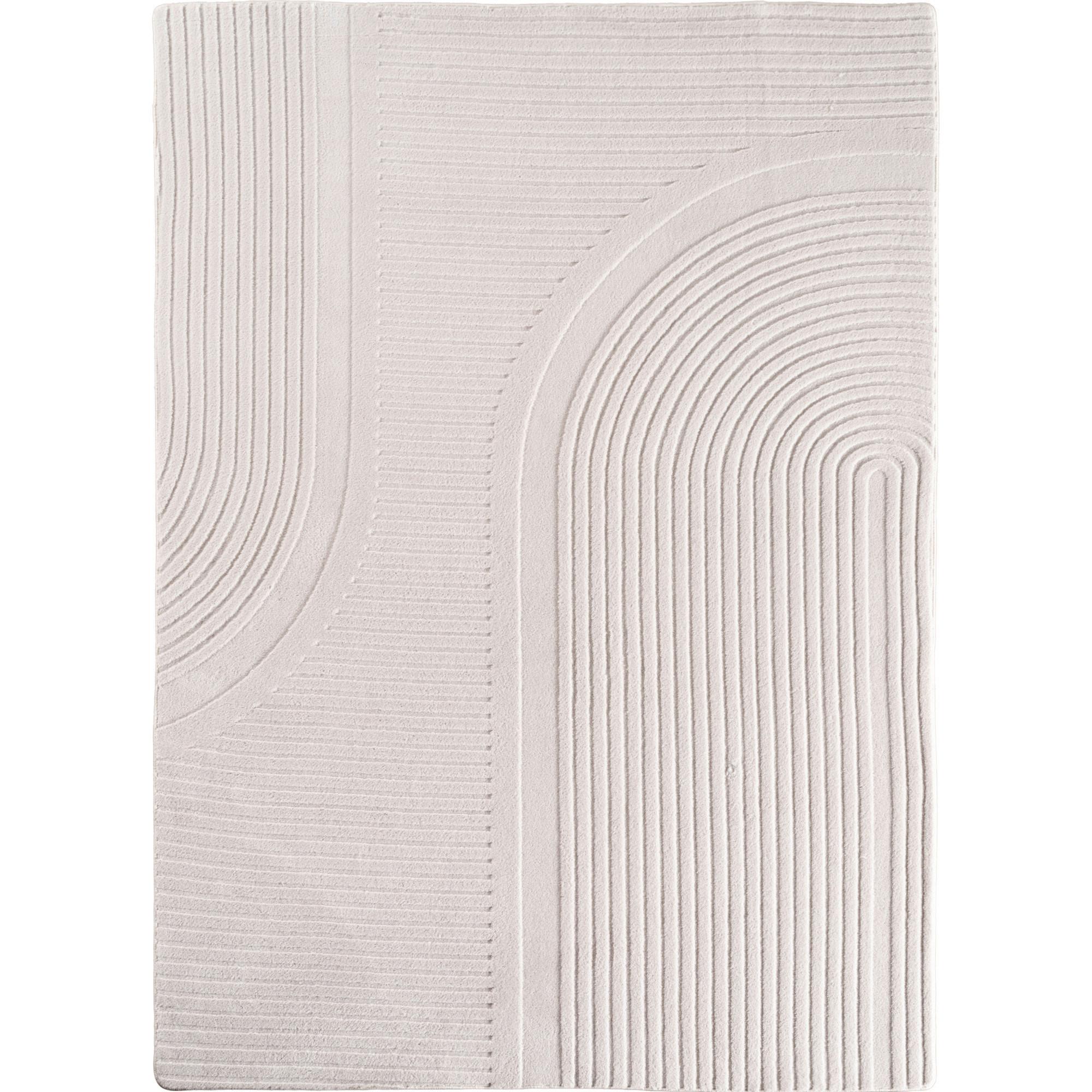 Ravno Tkana Preproga Pompei, Krem Barva, 160x230cm - krem barve, Konvencionalno, tekstil (160/230cm) - Novel