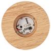 LED-DEKORATIONSLAMPA MONI - transparent/naturfärgad, Romantik / Lanthus, trämaterial/plast (8/9,5cm) - Mömax
