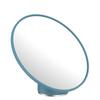Kosmetikspiegel Chris in Blau - Blau, Modern, Glas/Kunststoff (19,9/17,2/13,3cm) - Premium Living