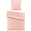Bettwäsche Bio-Lisa Uni in Rosa, ca. 135x200cm - Rosa, MODERN, Textil (135/200cm) - ecoTree