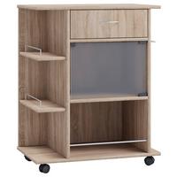 Večnamenski Voziček Pocis, Hrast - hrast sonoma, Design, kovina/umetna masa (65/39/80cm) - MID.YOU