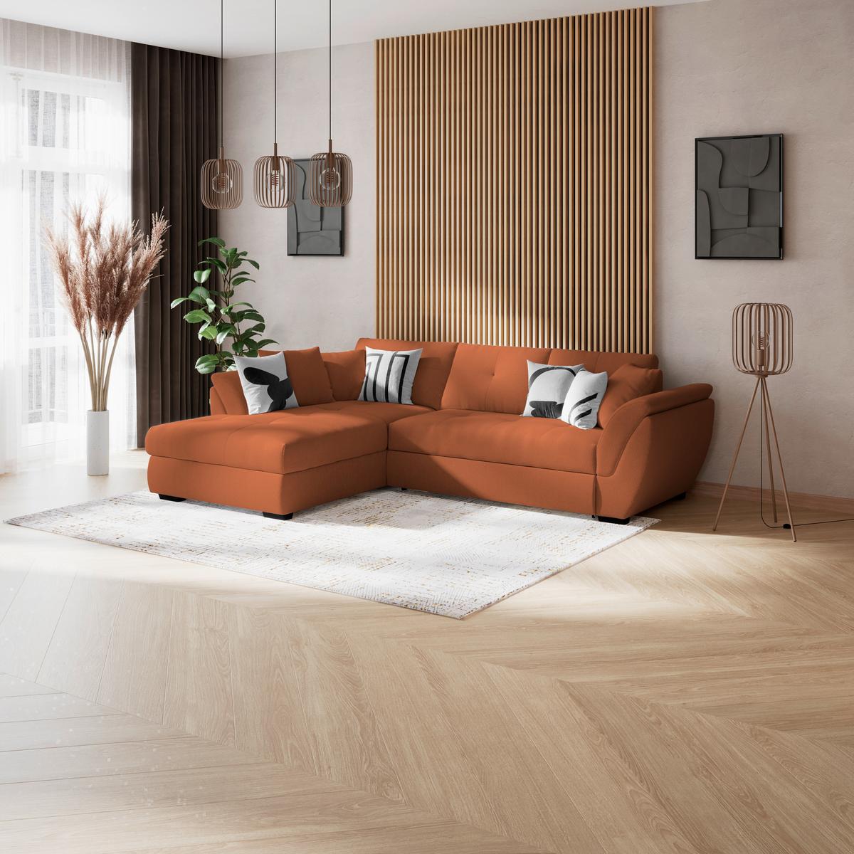 COLțAR - teracotă, Konventionell, textil (187/278cm) - Ondega