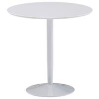 ESSTISCH WL6.504 Weiß D: 75 cm - Weiß, MODERN, Holzwerkstoff/Metall (75/74cm) - MID.YOU