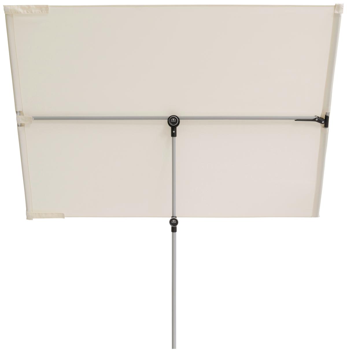 Sonnenschirm Active Balkonblende Naturfarben - Alufarben/Naturfarben, Design, Textil/Metall (180/130cm) - Doppler