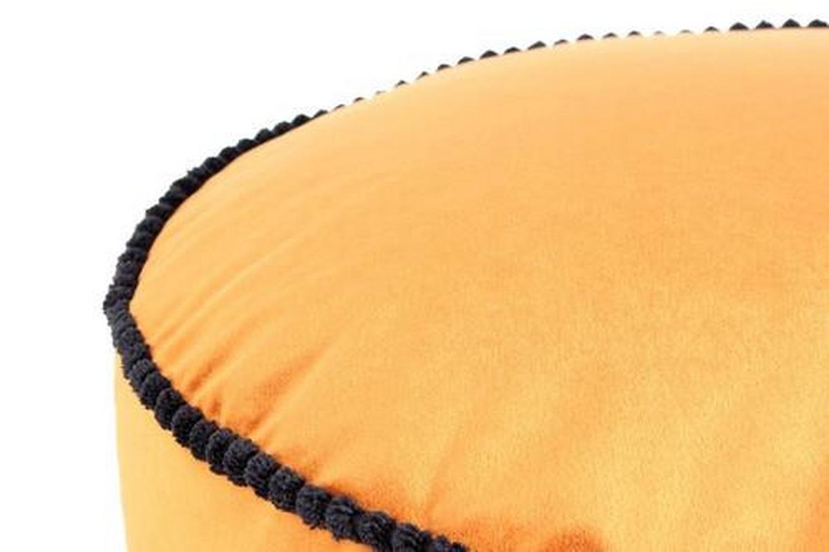 POUF Pouf Taj Mahal DxH 47x32 cm - Bronzefarben, Basics, Textil (47/32/47cm) - Kayoom