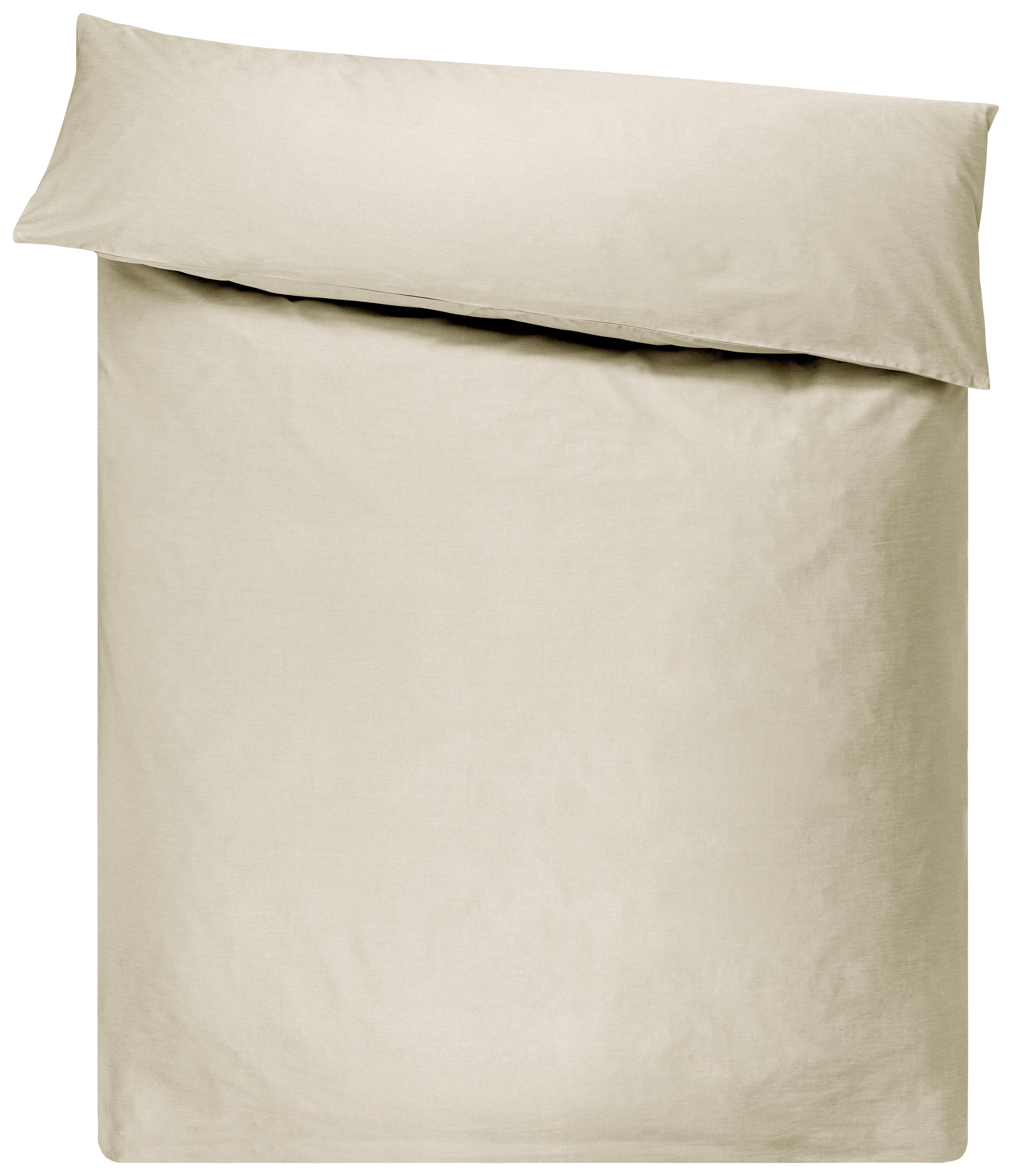 DUVETBEZUG LINA - Beige, Textil (160/210cm)