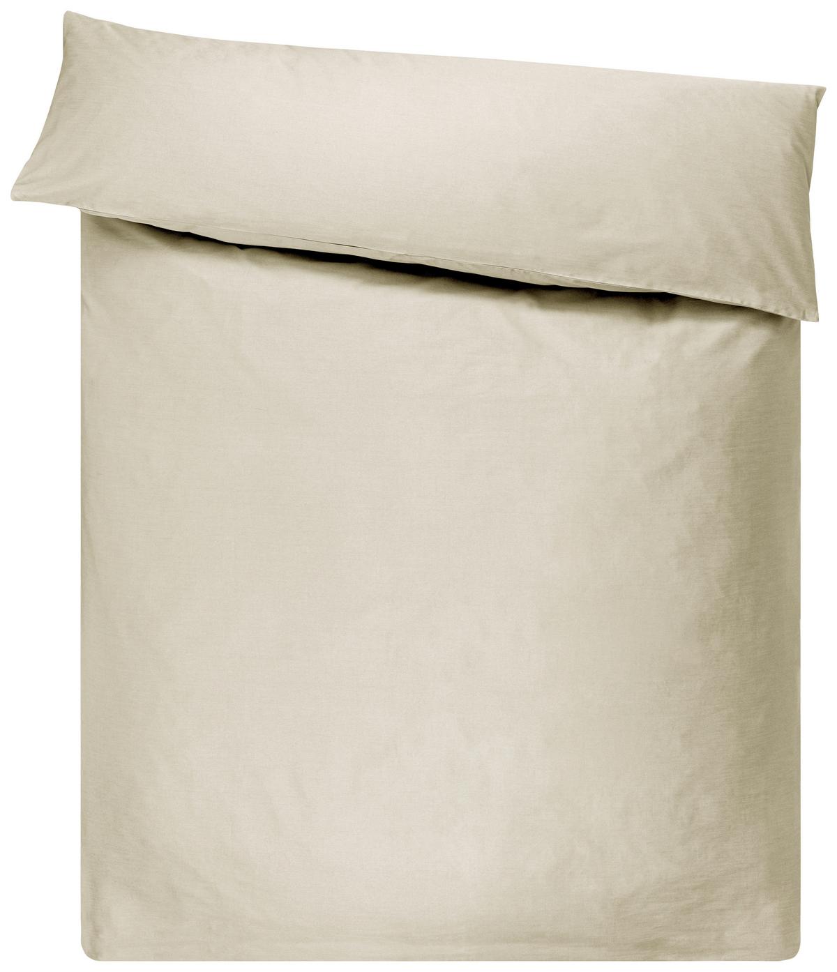 DUVETBEZUG LINA - Beige, Textil (160/210cm)