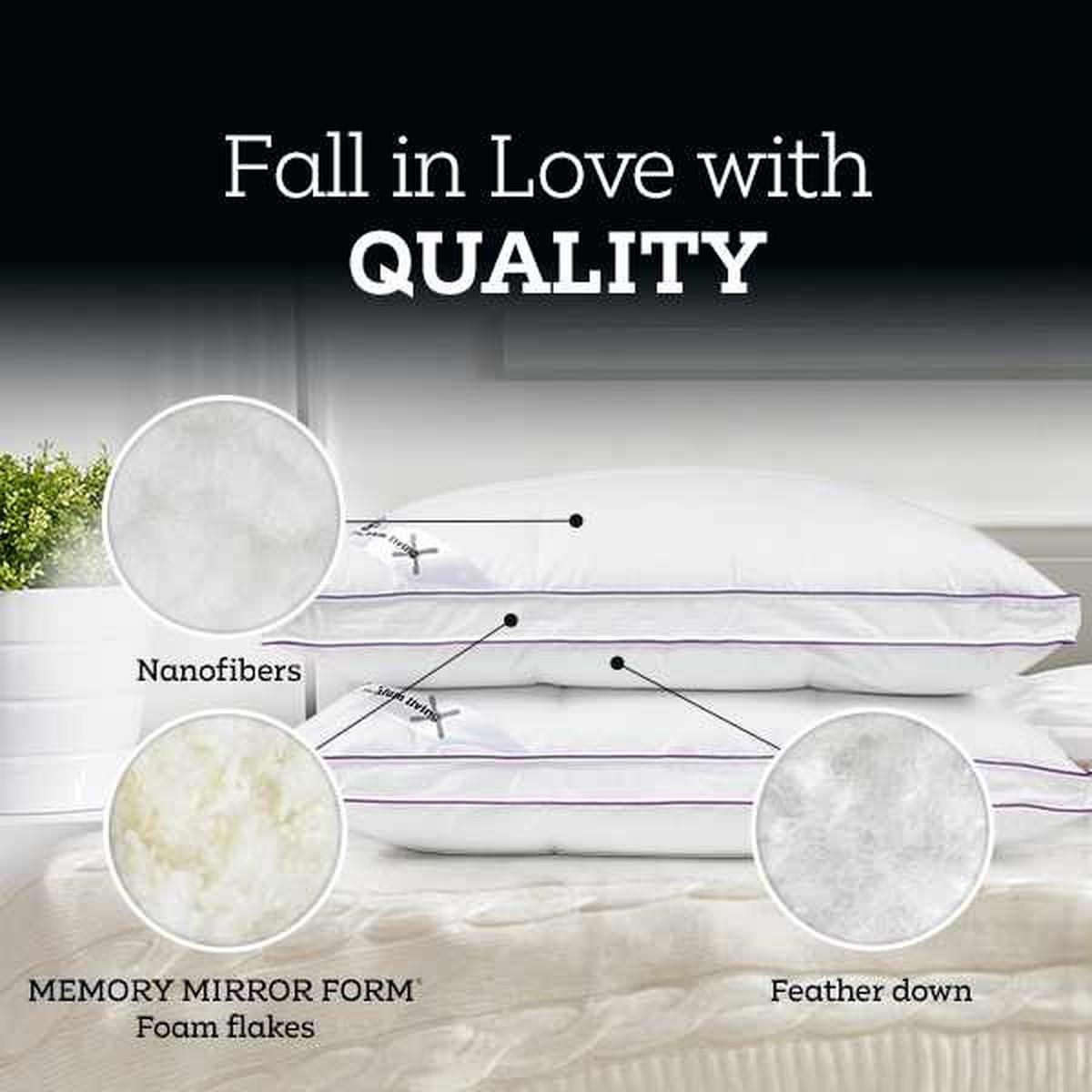 Jastuk Cushie Dual Hybrid 60x80cm - Basics, tekstil (60/80cm)