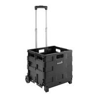 Einkaufstrolley Olli Schwarz ca. 45l - KONVENTIONELL (38/36/33cm)