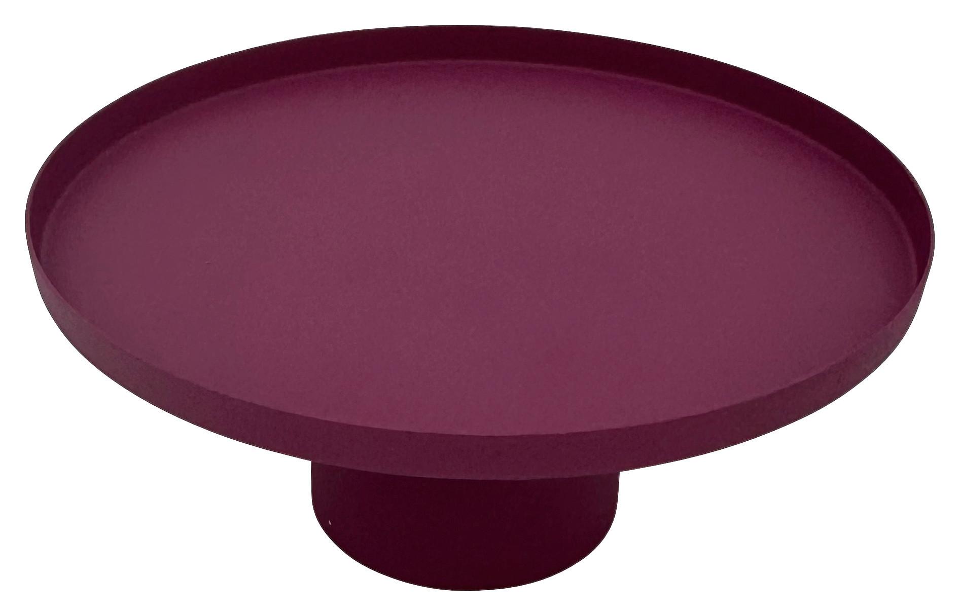 Dekoteller Kelly Pink - Pink, MODERN, Metall (15/15/7cm) - Mömax