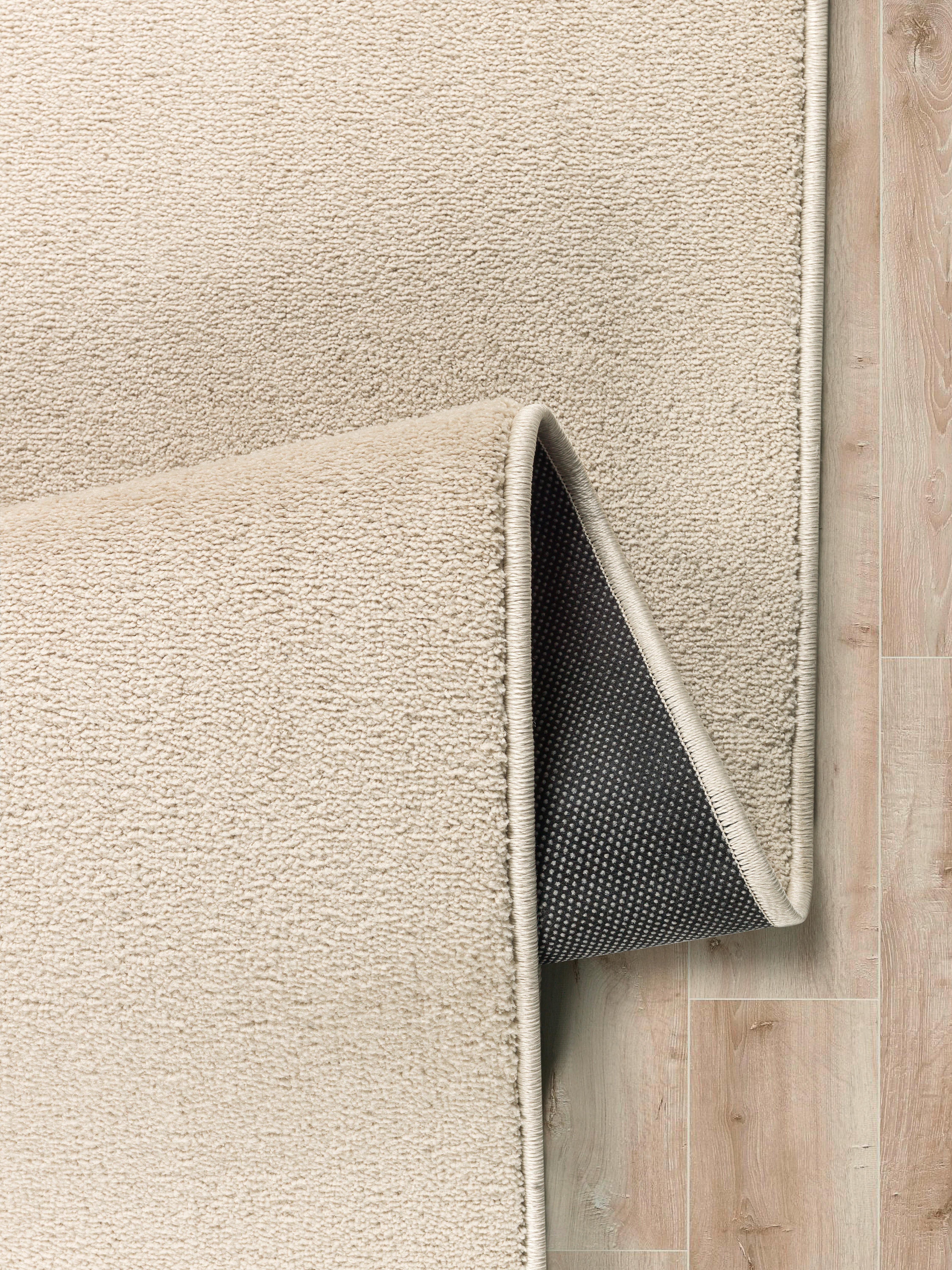 VÄVD MATTA SUSI - BASED - cremefärgad, Klassisk, textil (100/150cm) - Based