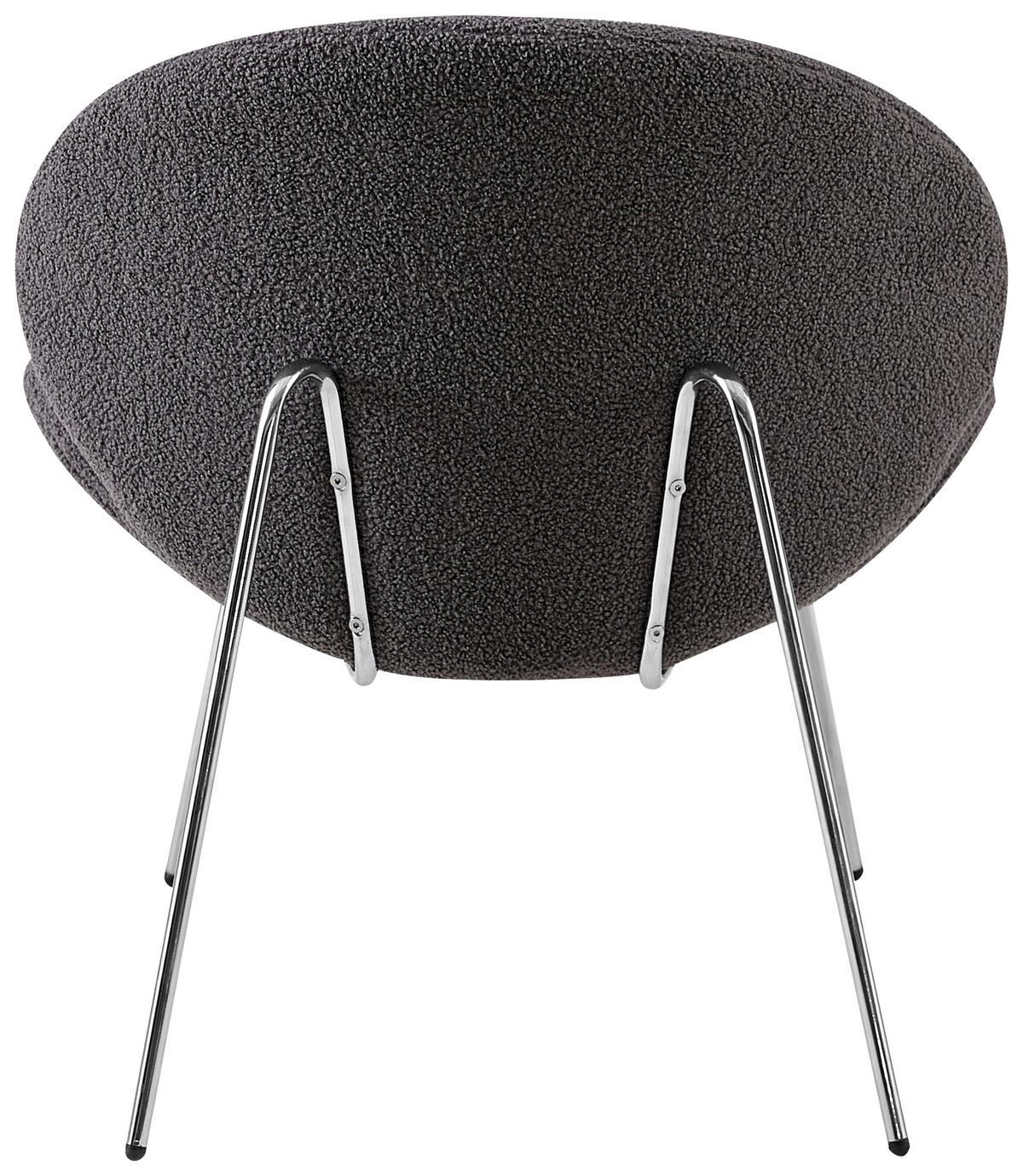 Szék Szett Jaden 125 - ezüstszínű/szürke, Modern, textil/fém (73,5/74/75cm) - Kayoom