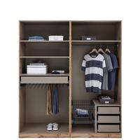 Dulap deschis Unit - alb, Modern, material pe bază de lemn (182,2/210/56,5cm) - Ondega