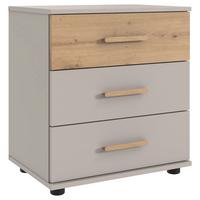 Noćni Ormarić Lumio - kašmir/hrast Artisan, Konvencionalno, drvni materijal/plastika (52/58/38cm) - Modern Living