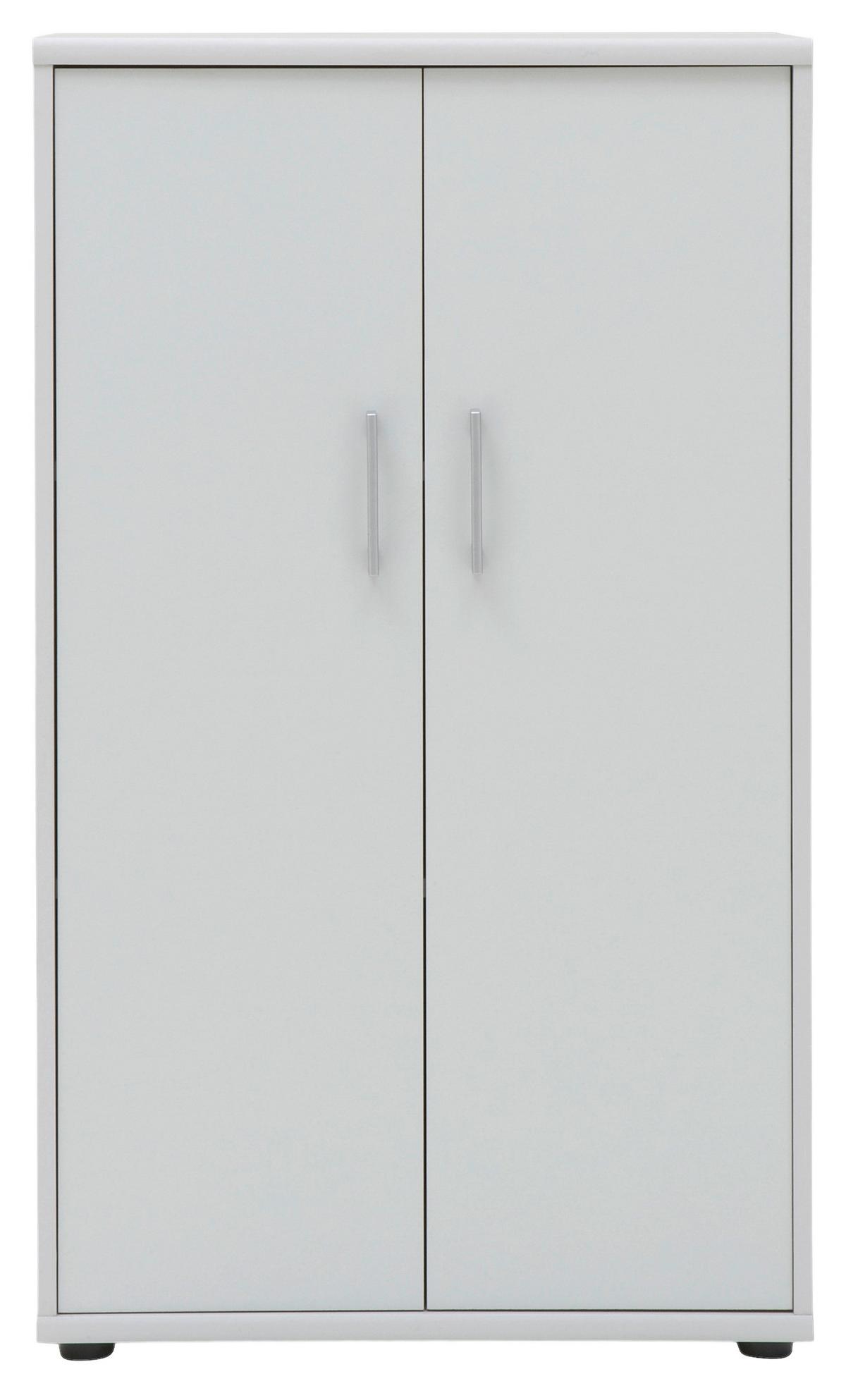 Aktenschrank Serie 200 Weiß - Weiß, Basics, Holzwerkstoff (65,1/110,9/34,5cm) - MID.YOU