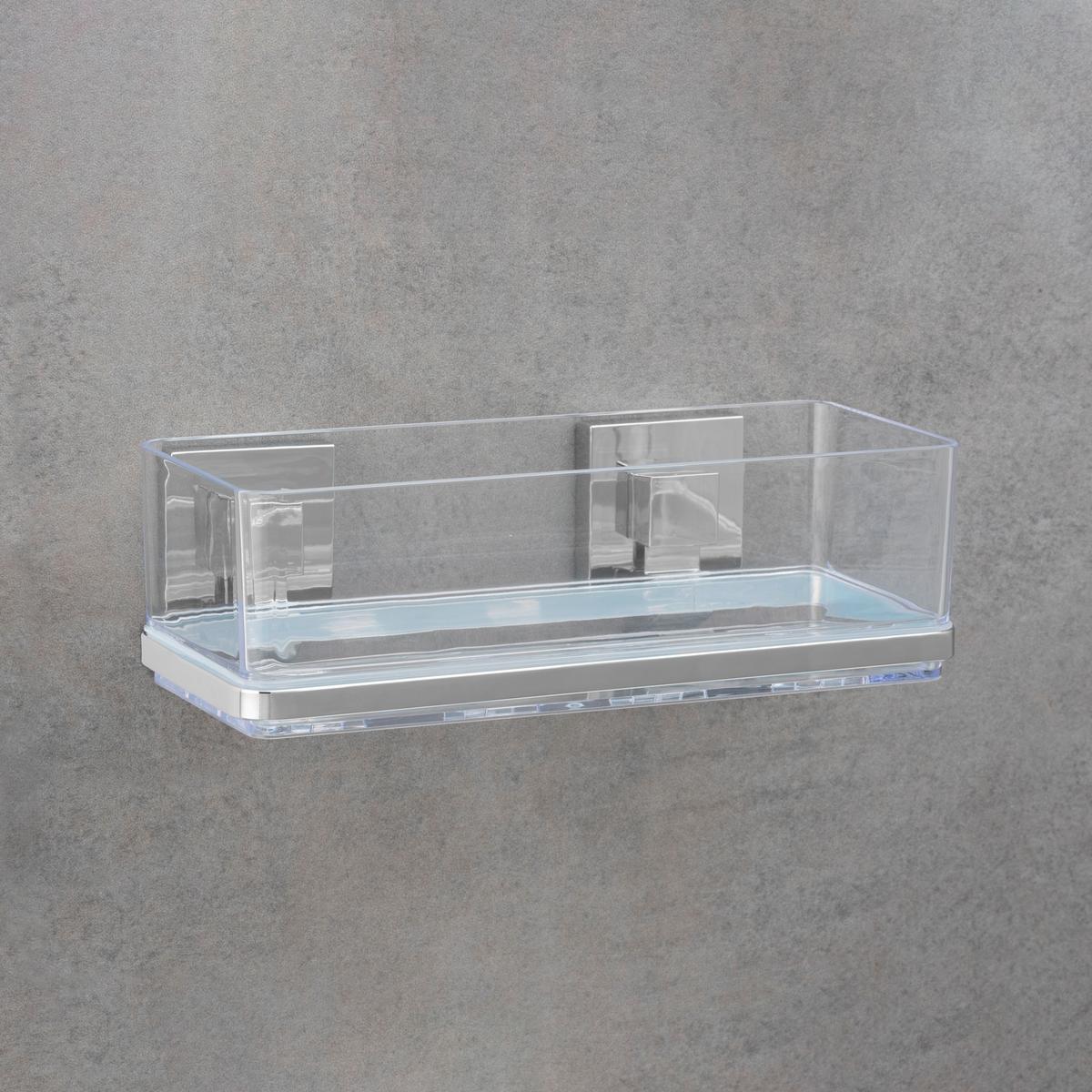 Etajeră Quadro - Modern, plastic/metal (25,5/8,5/14cm) - Wenko
