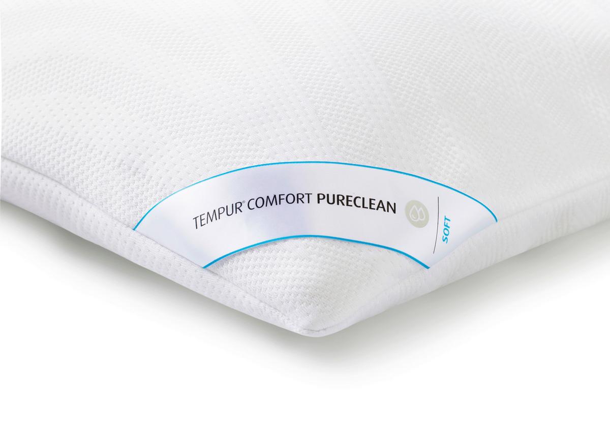 PODUSZKA POD KARK PURECLEAN - kremowy, Basics, tkanina (40/80cm) - Tempur