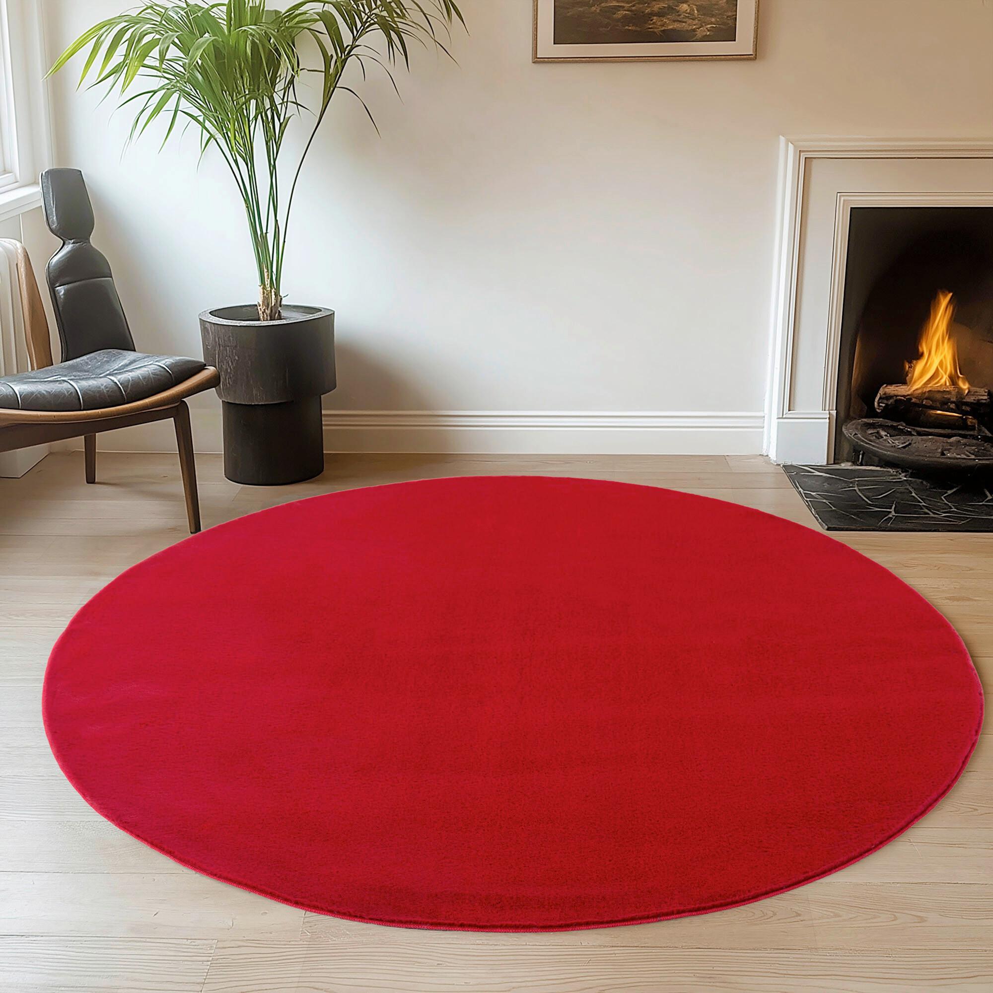 Tkana Preproga Joy, Rdeča, 160cm - rdeča, Design, tekstil (160cm)