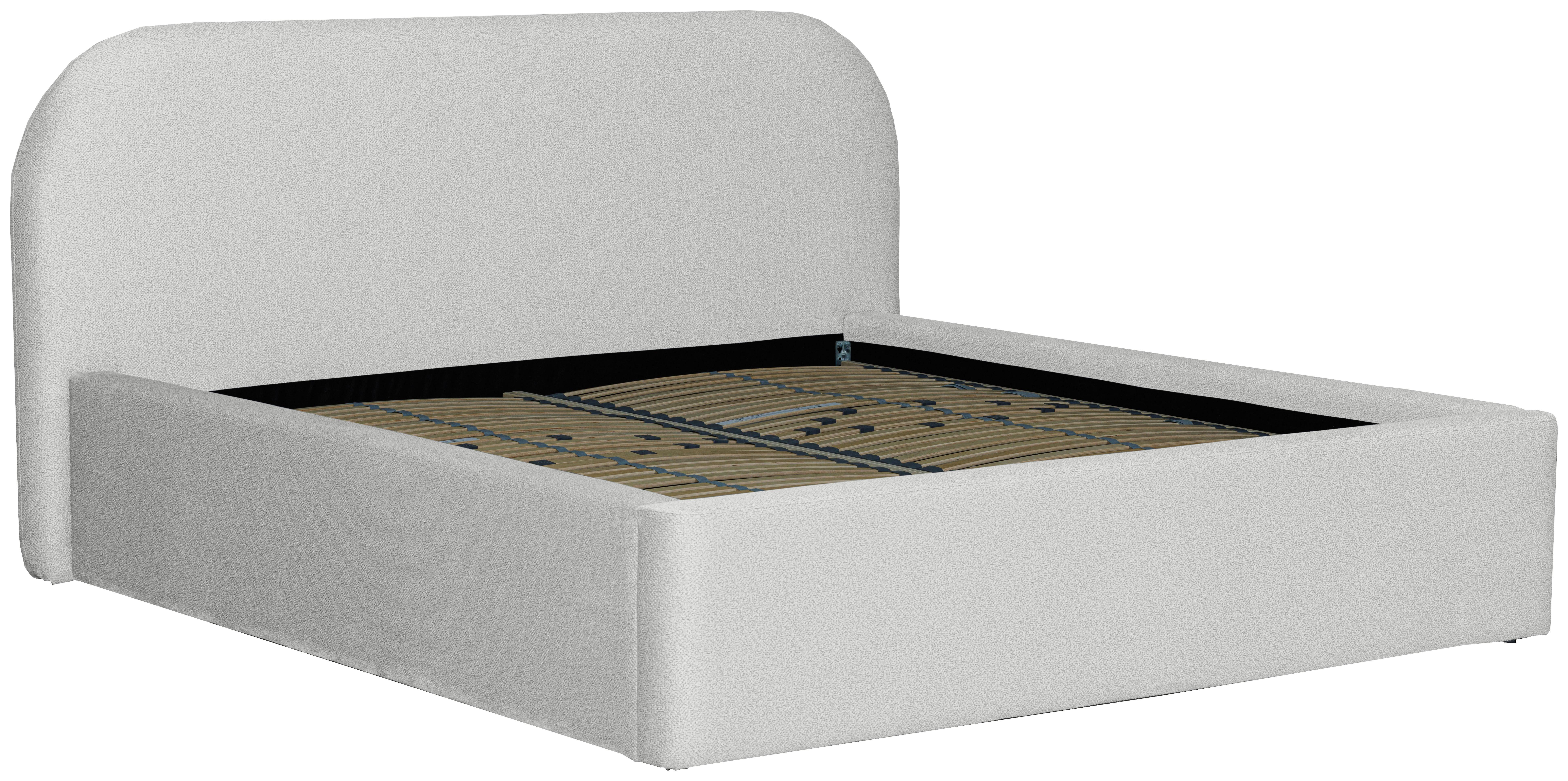 Tapecirani Krevet Bilbao Storage - crna/krem, Design, drvo/tekstil (160/200cm) - Based