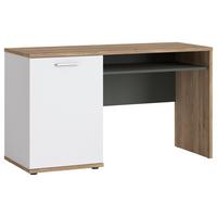 Radni Stol Twenty - bijela/boje grafita, Moderno, drvni materijal/plastika (130/74,5/50cm) - Modern Living