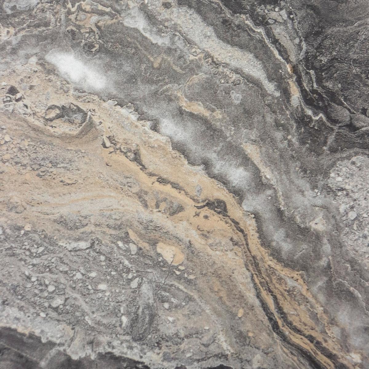 Komoda Lykkja, Rjava, Bela - črna/bela, Moderno, leseni material/les (72/77/39,5cm) - MID.YOU