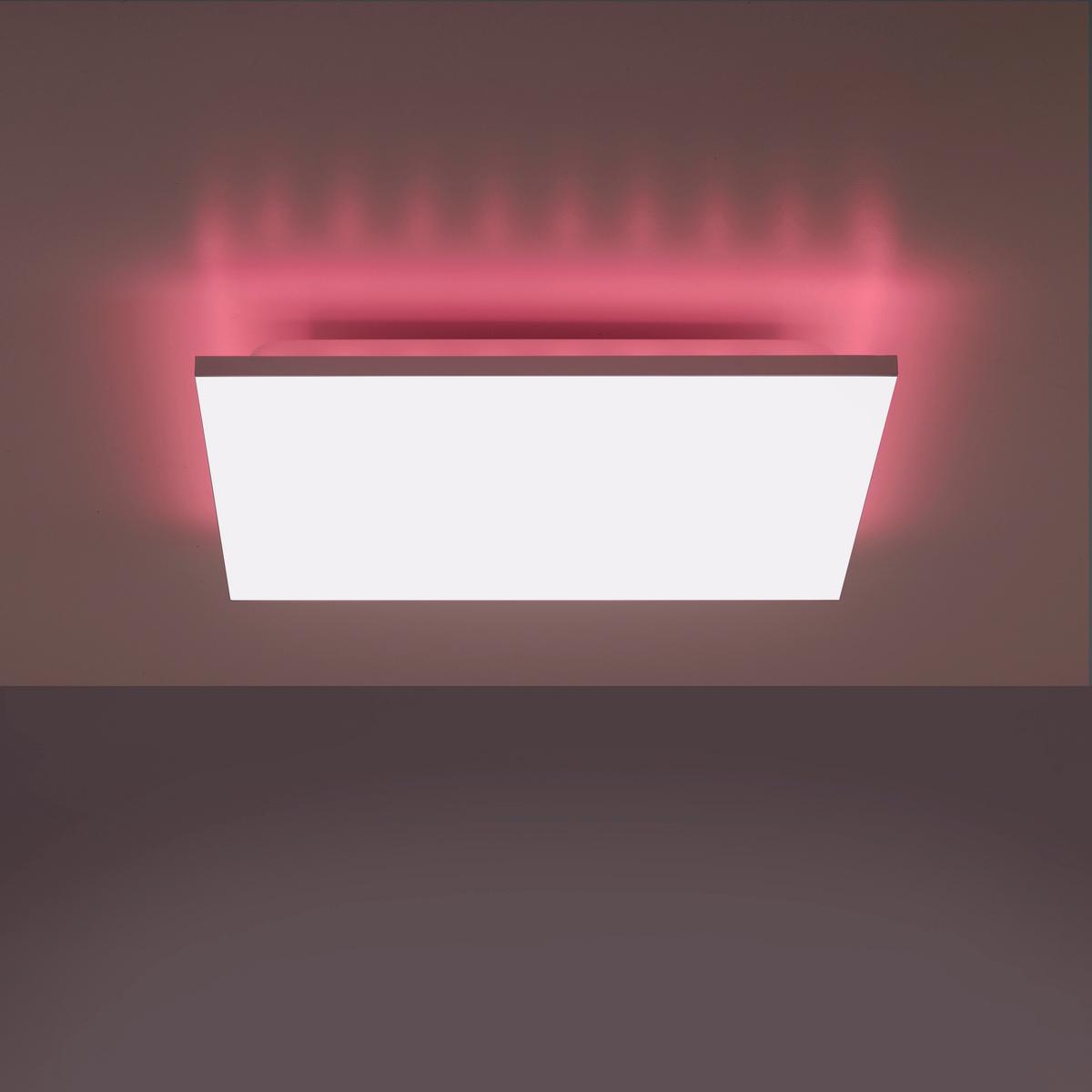 LED-Deckenleuchte Gustav 29 Watt - Weiß, Design, Kunststoff/Metall (45/45/7cm)
