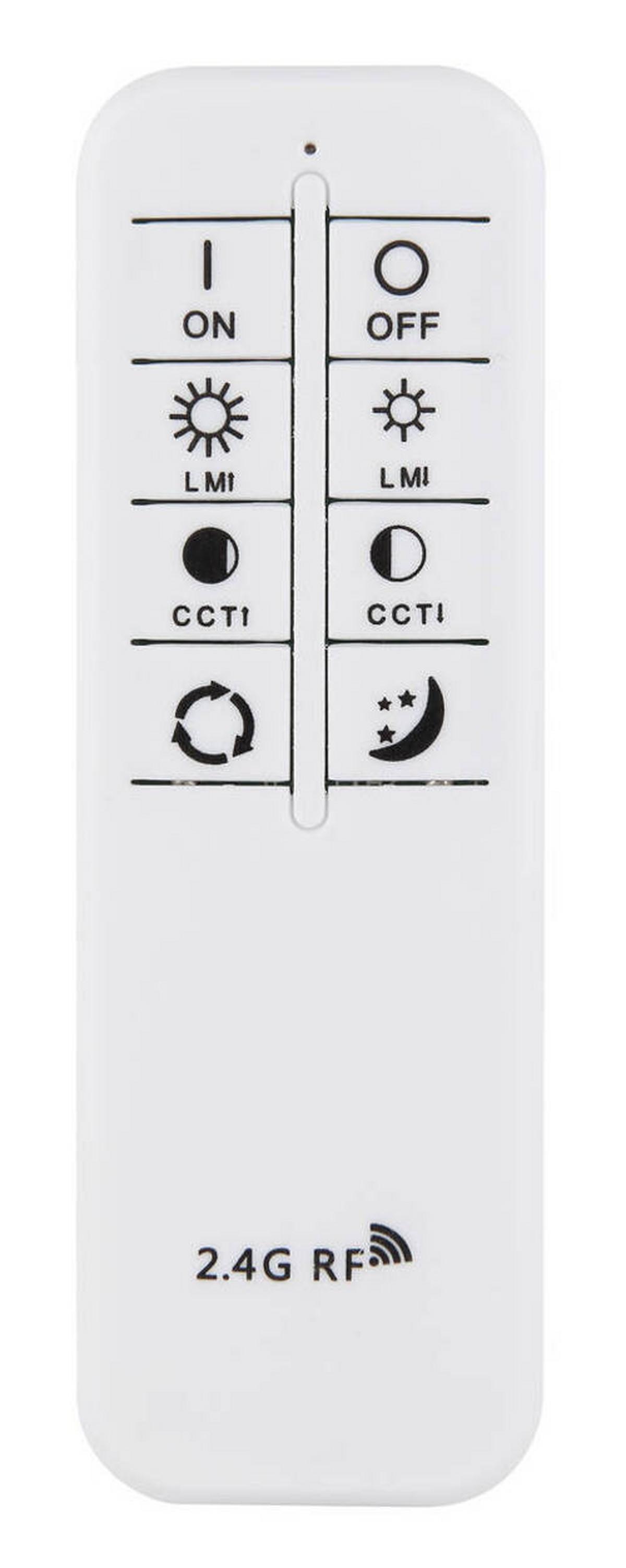LED-DECKENLEUCHTE 68157-48 - Klar/Chromfarben, Lifestyle, Kunststoff/Metall (50/15,5cm) - Globo