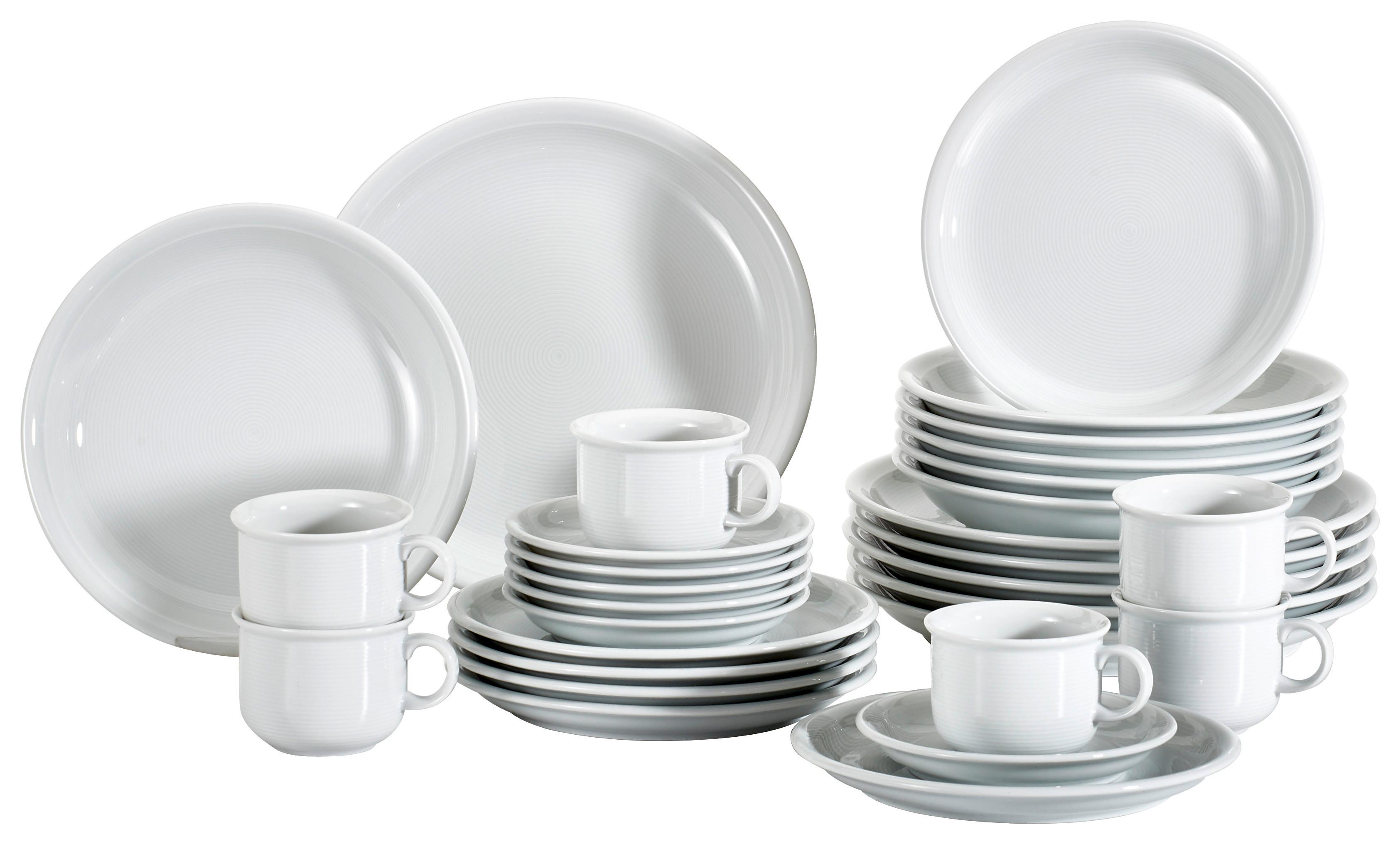 SERWIS OBIADOWO-ŚNIADANIOWY TREND ROSENTHAL - biały, Konventionell, ceramika - Thomas