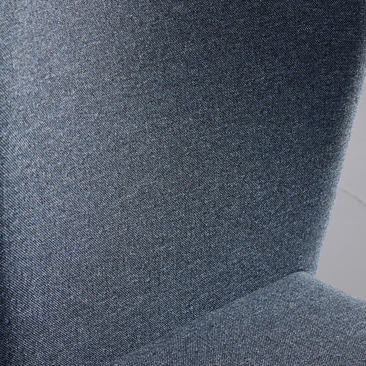 KRZESŁO NIO - niebieski/czarny, Modern, metal/drewno (43/86/53cm) - Bessagi Home