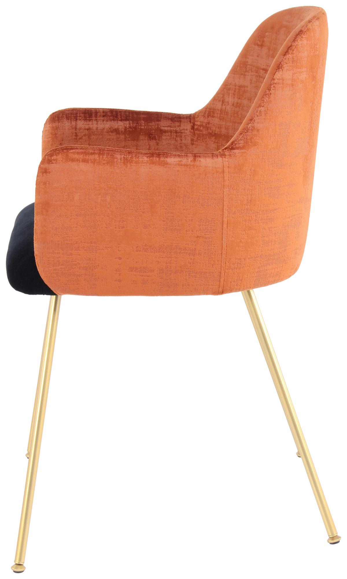 Karosszék Richard 525 - aranyszínű, Design, műanyag/fa (53cm) - Kayoom