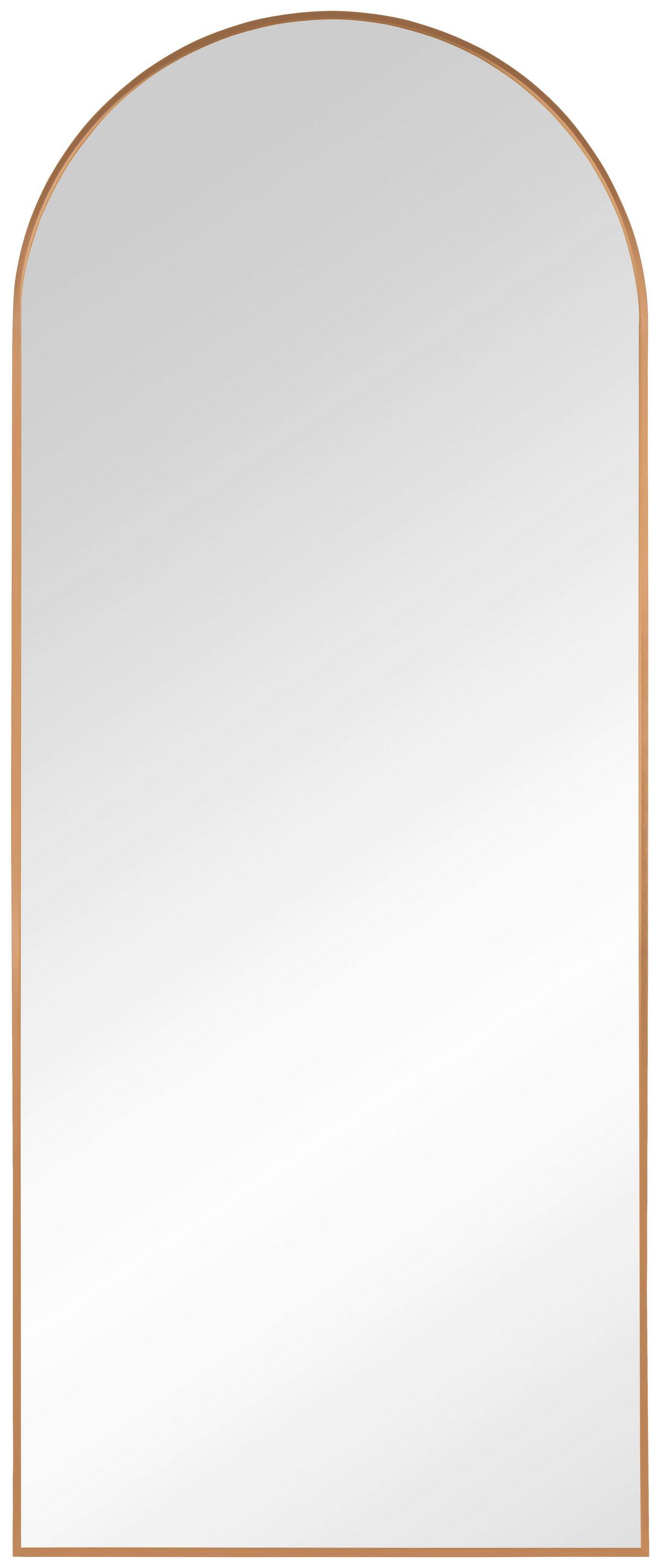 Standspiegel Britt Goldfarben ca. 70x170cm - Goldfarben, Design, Glas/Metall (70/170cm) - Mömax