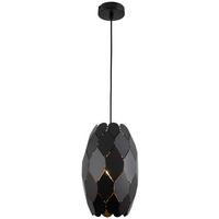 LAMPA WISZĄCA SALOME - czarny, Trend, metal (20/130cm) - Novel