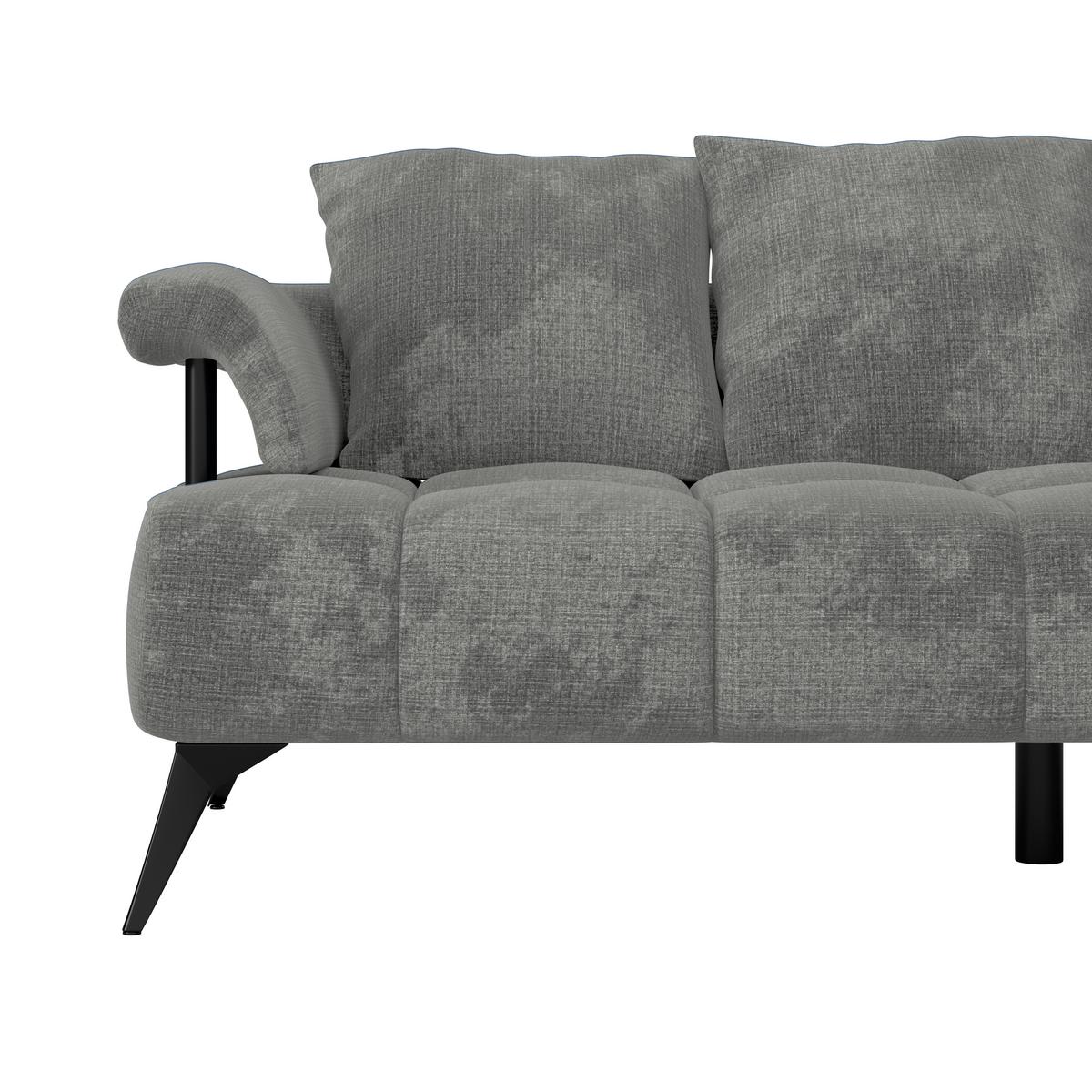 Coltar VANESSA NEW - gri, Modern, textil (297/200cm) - Modern Living