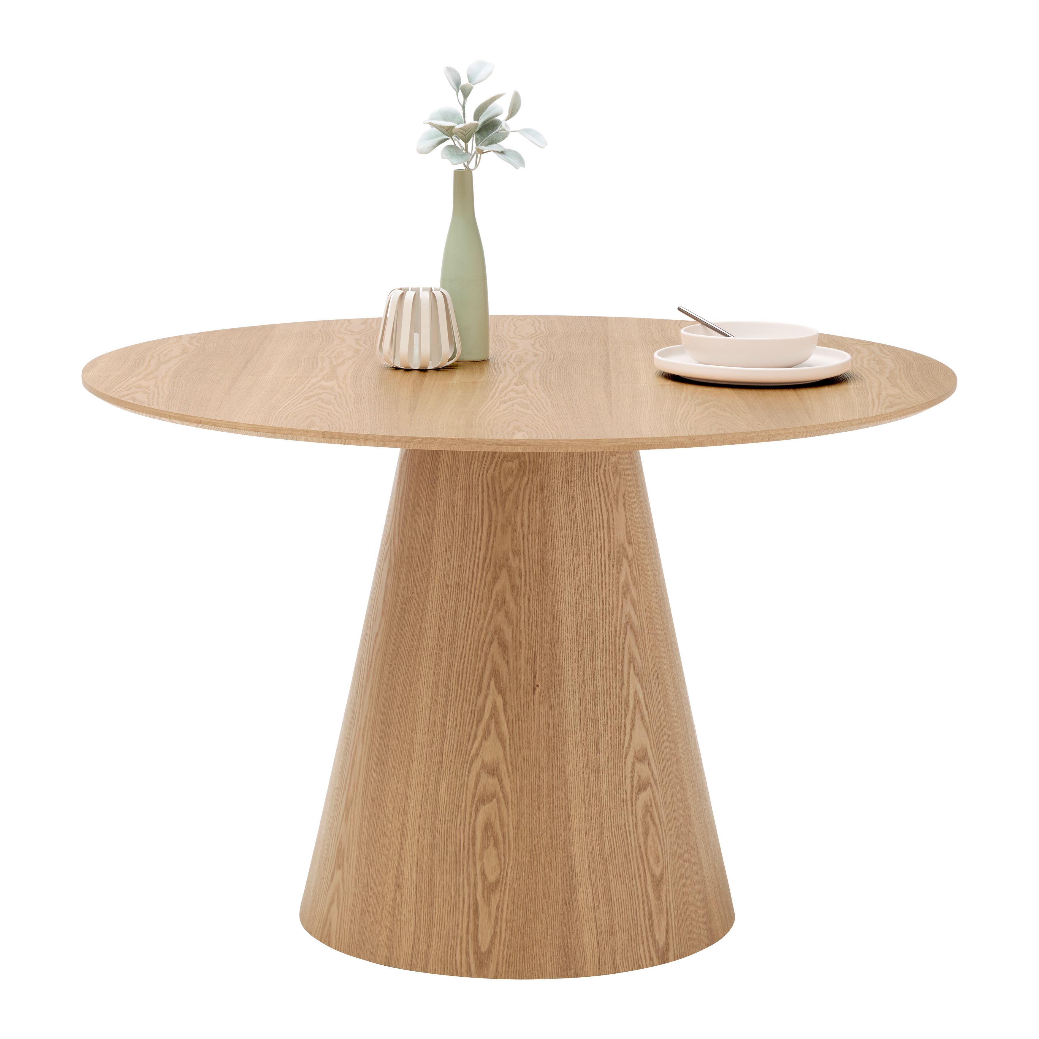 MATBORD ARON - ekfärgad, Modern, trämaterial/trä (120/75/120cm) - Mömax
