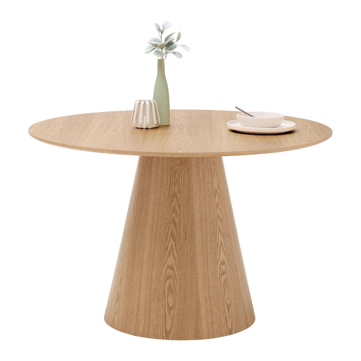 Jedilna Miza Aron - barve hrasta, Moderno, leseni material/les (120/75cm) - Mömax