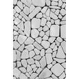 Teppich Digitaldruck Kiesel 70x130cm - Dunkelgrau/Hellgrau, Textil (70/130cm) - Mömax modern living