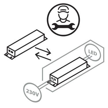 LED-Hängeleuchte Ballini Schwarz max. 5 Watt - Schwarz, MODERN, Glas/Kunststoff (50/10/67-220cm)